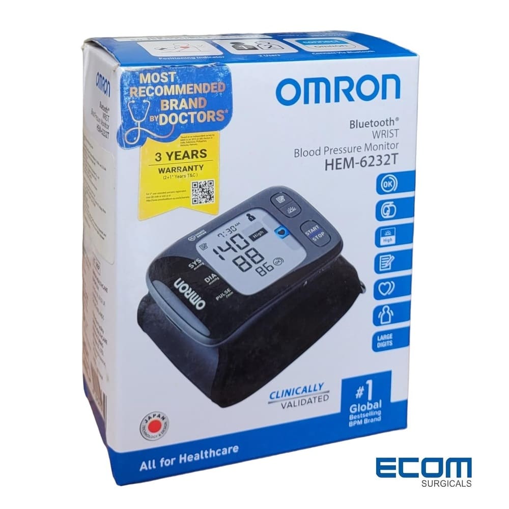 Omron HEM 6232 T Wrist Blood Pressure Monitor