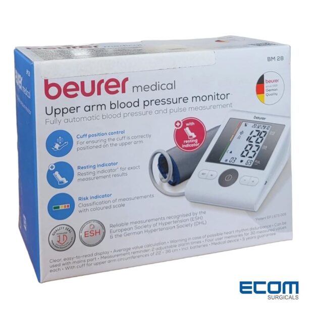 beurer bm 28 upper arm blood pressure monitor