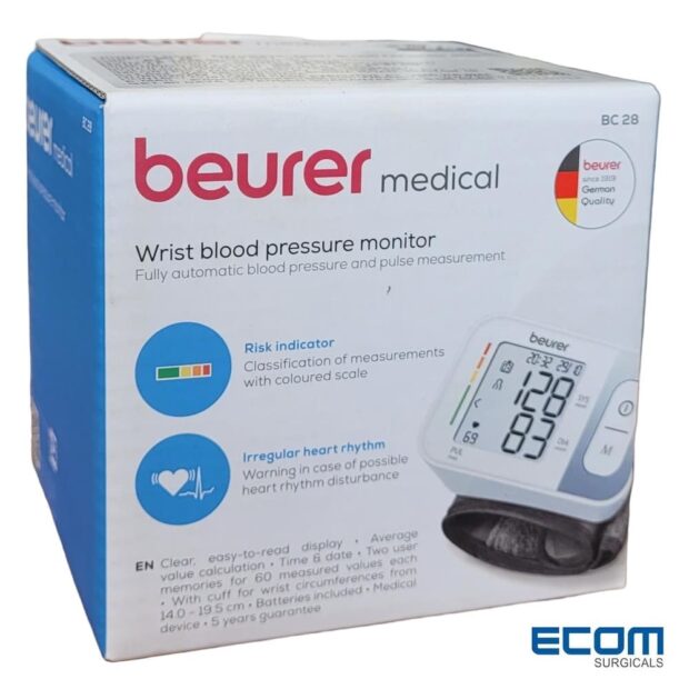 beurer bc 28 wrist blood pressure monitor